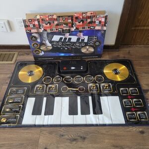 FAO Schwarz Giant Piano DJ Mixer & Recorder Dance Toy Electronic Music Mat WORKS